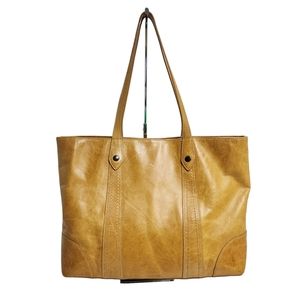 FRYE MELISSA LEATHER SHOPPER TOTE